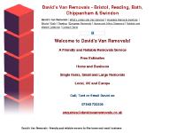 davidsvanremovals.co.uk man and van, Reading man and a van, van man Reading