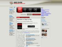 Days To Pay - How long until you pay it off? Finacial Visualization, debt reduction, credit and loans. Days To Pay - How long until you pay it off? Finacial Visualization, debt reduction, credit and loans.