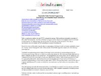defindit.com - Declarative programming, templates, data analysis, and consulting defindit.com - Declarative programming, templates, data analysis, and consulting