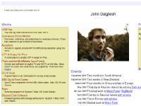 John Dalgliesh's Web Site