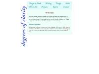 Degrees of Clarity Degrees of Clarity