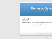 Domestic Dehydrators Domestic Dehydrators