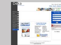 Las Vegas web design by Deka Web Design serving Las Vegas area