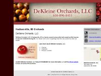 Orchards Hudsonville, MI - DeKleine Orchards, LLC Orchards Hudsonville, MI - DeKleine Orchards, LLC