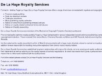 De La Haye Royalty Services De La Haye Royalty Services