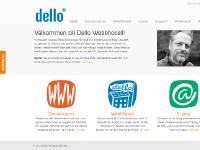 Dello Webbhotell och domänregistrering epost