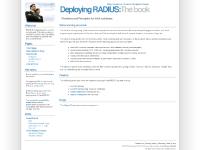 Deploying RADIUS: Practices and Principles Deploying RADIUS: Practices and Principles