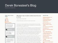 derekbonesteel.com - Blog