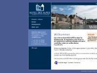 Hotel des Alpes - Luzern, gönnen Sie sich ein Hotel-Zimmerdirekt bei der Kappeler-Brücke vis-à-vis des KKL