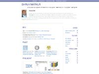 DHRUV MATHUR DHRUV MATHUR