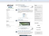 DHTMLSite - Ultimate Resource on DHTML/AJAX Scripts and Tutorials DHTMLSite - Ultimate Resource on DHTML/AJAX Scripts and Tutorials