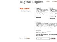  Pi-Web, - European Digital Rights (EDRi), - WSIS Human Rights Caucus, - Electronic Frontier Foundation