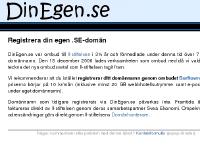 statistik för dinegen - DinEgen.se - Registrera din egen .se-domän här - snabbt, enkelt ... statistik för dinegen - DinEgen.se - Registrera din egen .se-domän här - snabbt, enkelt ...