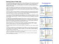 Directory sizes & Folder sizes Directory sizes & Folder sizes