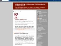 Creative Worship in the Christian Church (Disciples of Christ) Church Creative Worship in the Christian Church (Disciples of Christ) Church