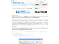 Convert DjVu to PDF / Universal Document Converter / Convert to PDF from DjVu Convert DjVu to PDF / Universal Document Converter / Convert to PDF from DjVu
