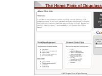 The Home Page of Douglass Davis The Home Page of Douglass Davis