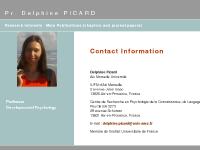 Delphine Picard - Professor developmental psychology