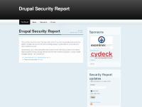drupalsecurityreport  drupalsecurityreport