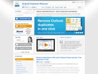 Remove Outlook Duplicate items. Outlook Duplicate Remover for Microsoft Outlook.