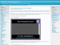dvanderboom.wordpress.com Critical Development, Windows Mobile Apps, .NET Custom Control Resources dvanderboom.wordpress.com Critical Development, Windows Mobile Apps, .NET Custom Control Resources