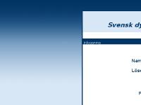 Svensk dykolycksfallsregistrering Svensk dykolycksfallsregistrering