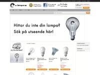 e-lampor.se - Billiga lampor från MEGAMAN, EGMA och OSRAM. Lågenergilampor, halogenlampor, LED och glödlampor.