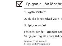 Lönebesked via e-post. Lönebesked via e-post.