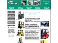 Eaheart Industrial Forklift Sales and Service - Richmond, Chesapeake, Suffolk, Virginia Beach, Norfolk, Hampton, Newport News, Hampton Roads Tidewater Central Virginia pallet jacks, sit-down forklifts, walkie-rider, straddle, attachments, clamps, push-pul