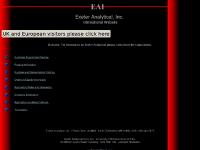 Exeter Analytical, Inc. ... CHN Analysis Instrumentation & Supplies Exeter Analytical, Inc. ... CHN Analysis Instrumentation & Supplies