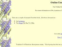 eameeting.org the Emotions Anonymous website, Invitation, Hope