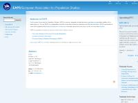 EAPS | European Association for Population Studies EAPS | European Association for Population Studies