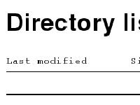 Directory listing of /