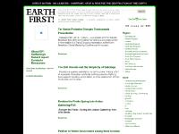 Earth First! Action Reports | Direct action - no leaders - confront, stop & reverse the destruction of the earth Earth First! Action Reports | Direct action - no leaders - confront, stop & reverse the destruction of the earth