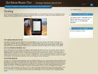 ebook-reader-test.de Der Ebook-Reader Test, Einstieg, Testbericht ebook-reader-test.de Der Ebook-Reader Test, Einstieg, Testbericht