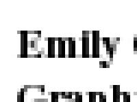 Main : Emily CM Anderson Main : Emily CM Anderson