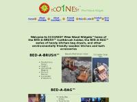 BED-A-BRUSH&trade; the environmentally friendly wooden toothbrush holder