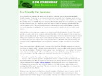 Eco Friendly Car Insurance Eco Friendly Car Insurance