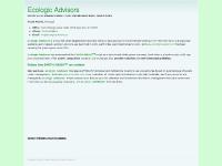 - Ecologic Advisors - Ecologic Advisors