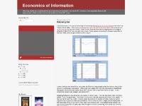 Economics of Information Economics of Information