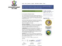 Economic Summit on Jobs | Economic Summit on Jobs |
