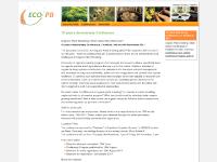 ecopb.org Imprint, Publications, Conference Flyer