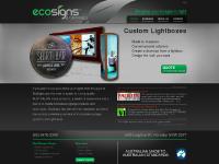 ecosigns.com.au Slimline Lightbox, Backlit, Illuminated Sign ecosigns.com.au Slimline Lightbox, Backlit, Illuminated Sign