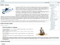 ECOST - Overview, Project Presentation in 11 languages, Institutes and people, Institutes ECOST - Overview, Project Presentation in 11 languages, Institutes and people, Institutes