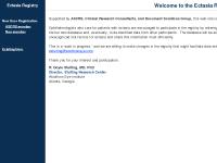 ectasiaregistry - The Ectasia Registry ectasiaregistry - The Ectasia Registry