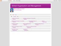 School Organization and Management