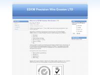 Welcome to EDCM Precision Wire Erosion LTD Welcome to EDCM Precision Wire Erosion LTD