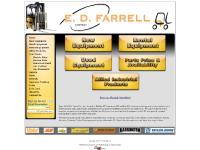 E. D. Farrell Co., Inc. - sales and service of forklifts, used forklifts, pallet jacks, pallet racks, industrial batteries, sweepers, scrubbers, aerial lifts and much more