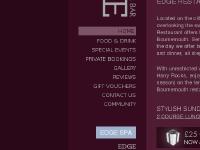 edgerestaurant.co.uk Food & Drink, Private Bookings, Mailing List edgerestaurant.co.uk Food & Drink, Private Bookings, Mailing List