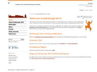 Edinburgh 2010 - Mission conference - Mission for the 21st Century Edinburgh 2010 - Mission conference - Mission for the 21st Century